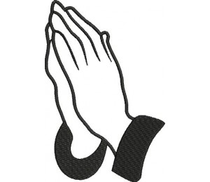 Stickdatei - Betende Hände